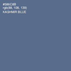 #586C8B - Kashmir Blue Color Image