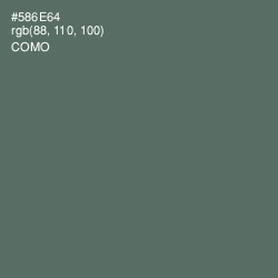 #586E64 - Como Color Image