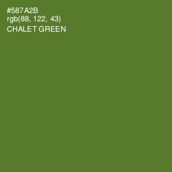 #587A2B - Chalet Green Color Image