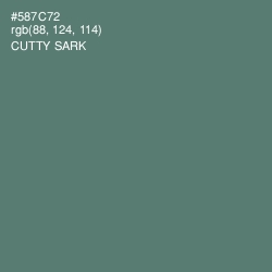 #587C72 - Cutty Sark Color Image