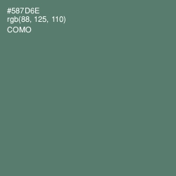 #587D6E - Como Color Image