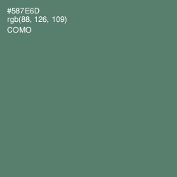 #587E6D - Como Color Image