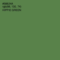 #58824A - Hippie Green Color Image