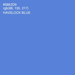 #5882D9 - Havelock Blue Color Image