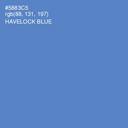 #5883C5 - Havelock Blue Color Image