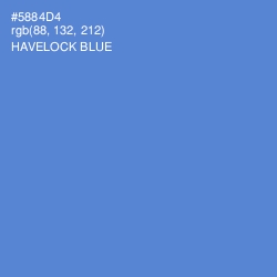 #5884D4 - Havelock Blue Color Image