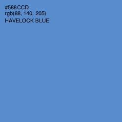 #588CCD - Havelock Blue Color Image