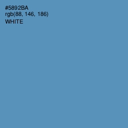 #5892BA - Hippie Blue Color Image