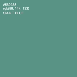 #589385 - Smalt Blue Color Image