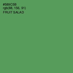 #589C5B - Fruit Salad Color Image