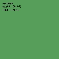 #589E5B - Fruit Salad Color Image