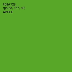 #58A728 - Apple Color Image