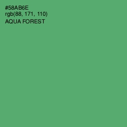 #58AB6E - Aqua Forest Color Image