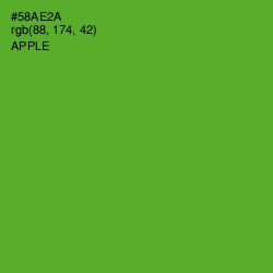 #58AE2A - Apple Color Image