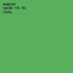 #58B05F - Fern Color Image