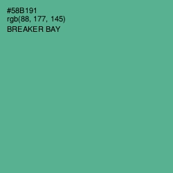 #58B191 - Breaker Bay Color Image