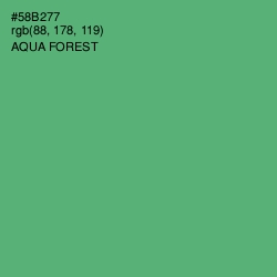 #58B277 - Aqua Forest Color Image