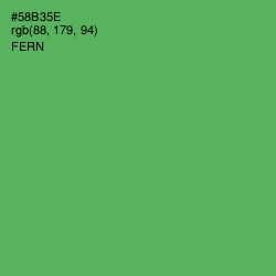 #58B35E - Fern Color Image