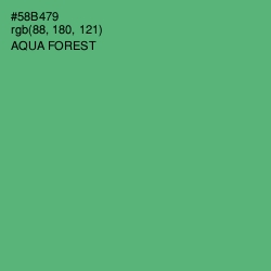 #58B479 - Aqua Forest Color Image