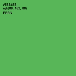 #58B658 - Fern Color Image