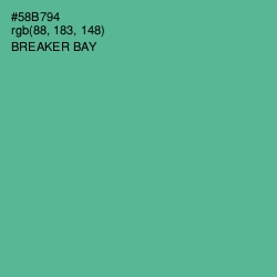 #58B794 - Breaker Bay Color Image