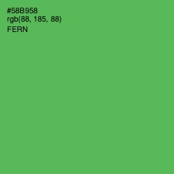 #58B958 - Fern Color Image