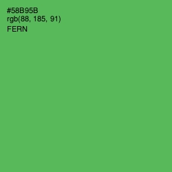 #58B95B - Fern Color Image