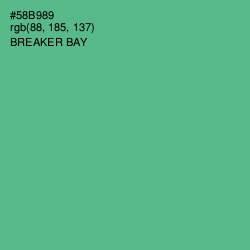#58B989 - Breaker Bay Color Image