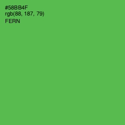 #58BB4F - Fern Color Image
