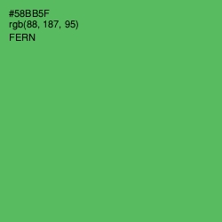 #58BB5F - Fern Color Image