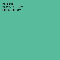 #58BB9B - Breaker Bay Color Image