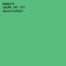 #58BE7F - Aqua Forest Color Image
