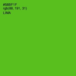 #58BF1F - Lima Color Image