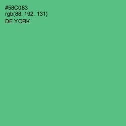 #58C083 - De York Color Image