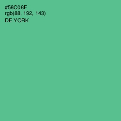 #58C08F - De York Color Image