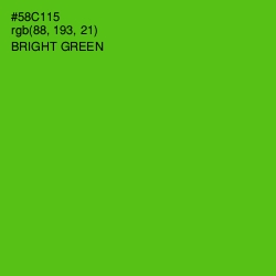 #58C115 - Bright Green Color Image