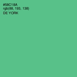 #58C18A - De York Color Image