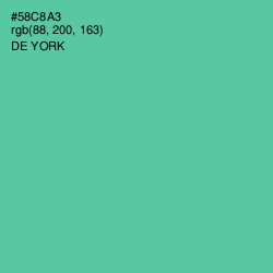 #58C8A3 - De York Color Image