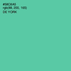 #58C8A5 - De York Color Image