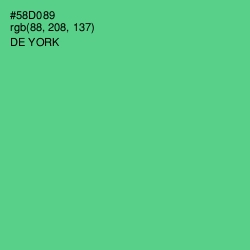 #58D089 - De York Color Image