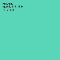 #58D6B7 - De York Color Image