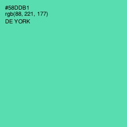 #58DDB1 - De York Color Image