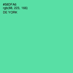 #58DFA6 - De York Color Image