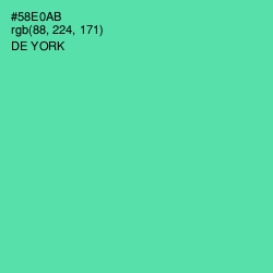 #58E0AB - De York Color Image