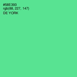 #58E393 - De York Color Image