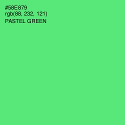 #58E879 - Pastel Green Color Image