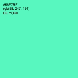 #58F7BF - De York Color Image
