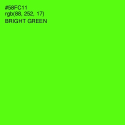 #58FC11 - Bright Green Color Image