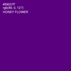 #59007F - Honey Flower Color Image