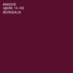 #590E2E - Bordeaux Color Image
